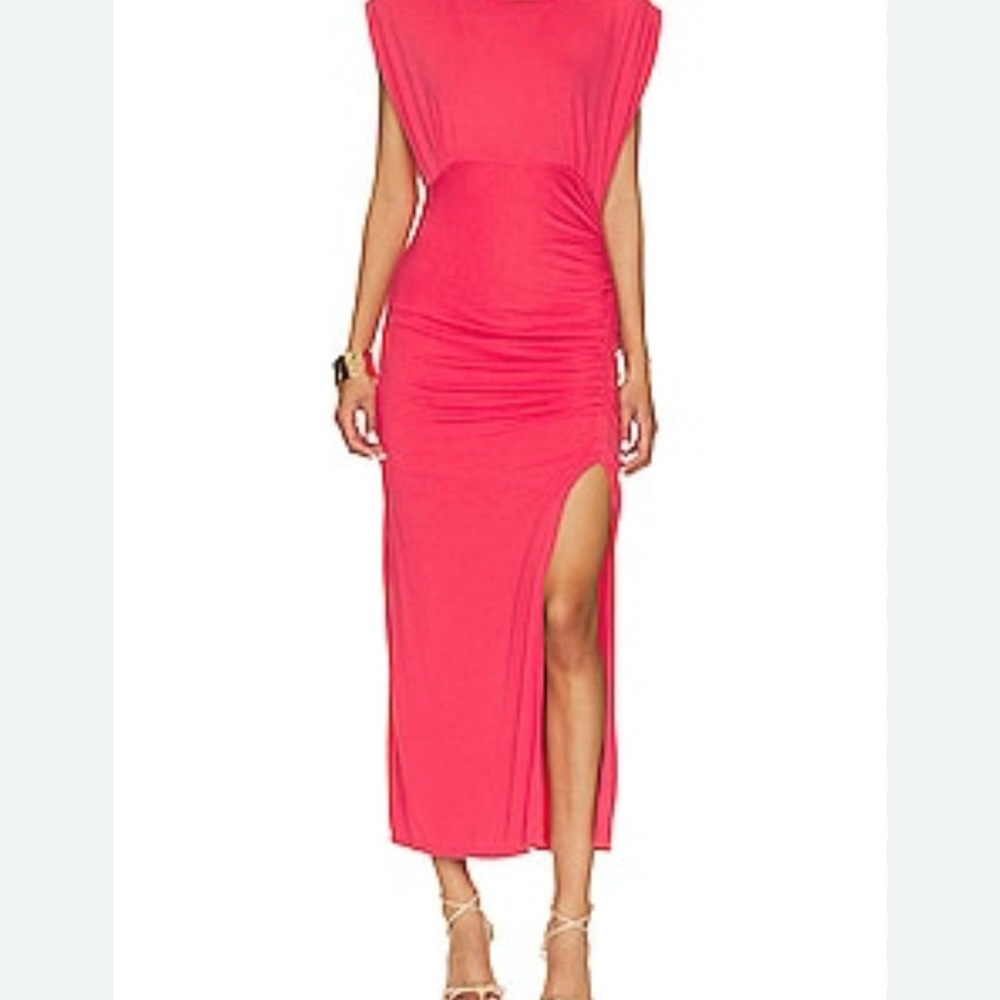 Free People Pink Midi Dress